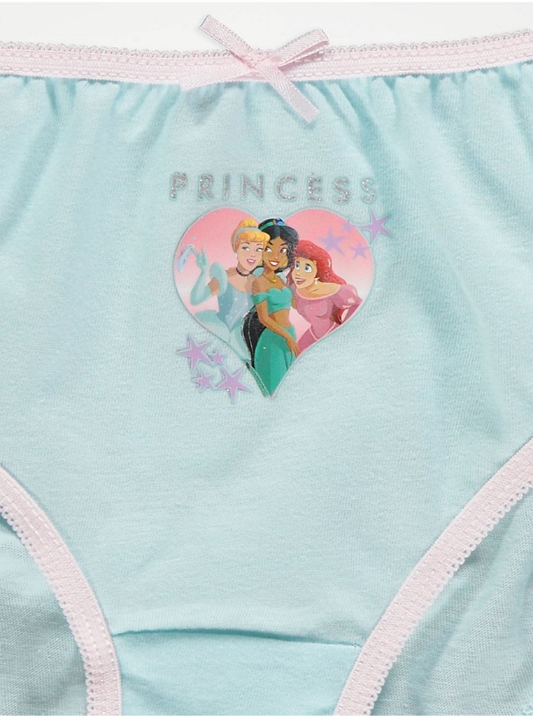 5 Pack Disney Princess Underwear