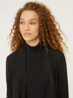 black waterfall cardigan asda