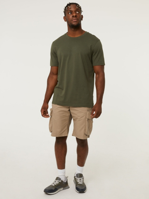 Stone Cargo Shorts Men at ASDA