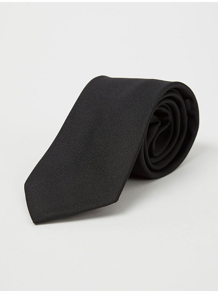 Black Regular Tie | Men | George at ASDA