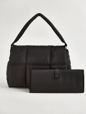 Black Padded Baby Changing Bag Women at ASDA