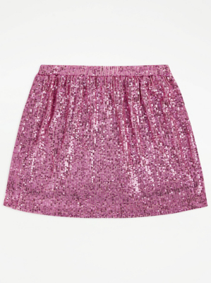 asda pink skirt