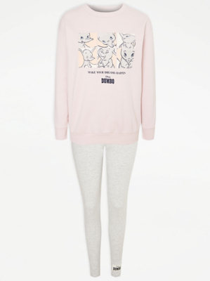 Disney Dumbo Cream Sweater Pyjamas Women at ASDA
