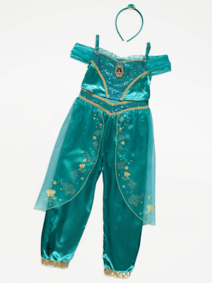 Disney Princess Aladdin Jasmine Fancy Dress Outfit Kids at ASDA