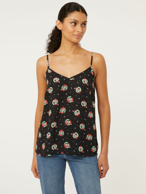 Disney Minnie Mouse Christmas Cami Top Women at ASDA