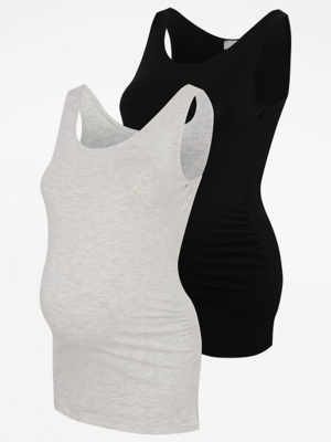 Maternity Vests 2 Pack Women at ASDA