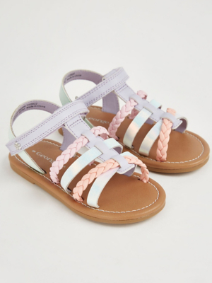 braided gladiator sandals