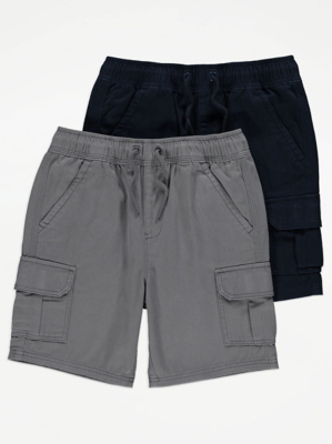Assorted Cargo Shorts 2 Pack | Kids | George at ASDA