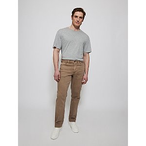 Tan Straight Fit Jeans With Stretch | Men | George at ASDA