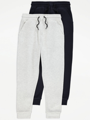 Plain Joggers 2 Pack | Kids | George at ASDA