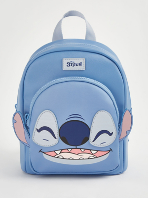 Disney Lilo & Stitch Blue Character Print Rucksack Kids at ASDA