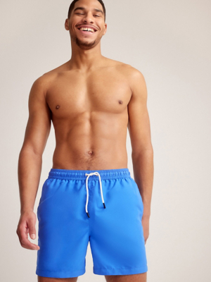 Cobalt Blue Swim Shorts Men at ASDA