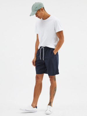 Navy Cargo Swim Shorts Men at ASDA