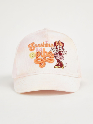 Disney Minnie Mouse Pink Baseball Cap Kids at ASDA
