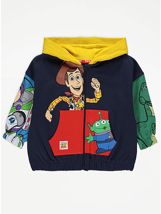 Disney Toy Story Woody Colour Block Zip Through Hoodie | Sale & Offers ...