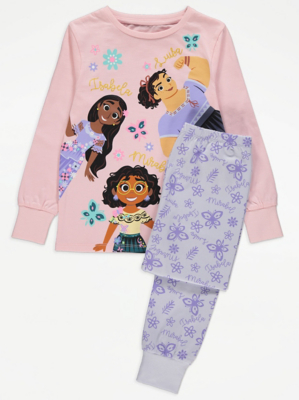 Disney Encanto Pink Long Sleeve Pyjamas Kids at ASDA