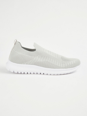 slip on knitted trainers womens