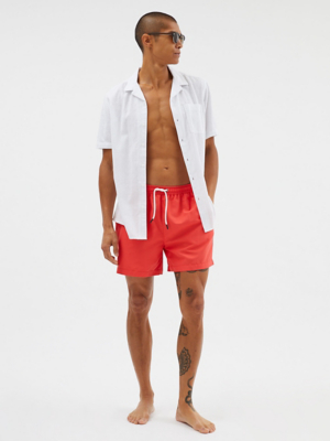 Red Swim Shorts Men at ASDA