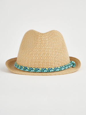 Natural Trilby Hat Kids at ASDA