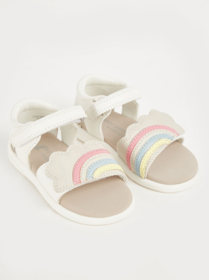 First Walkers Rainbow Print Sandals Kids at ASDA