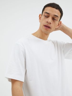 asda george mens white t shirts
