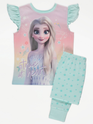 Disney Frozen Elsa Frill Star Pyjamas Kids at ASDA