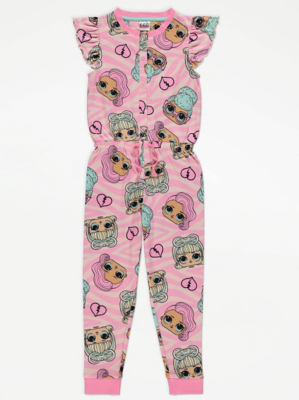 L.O.L Surprise! Pink Character Pyjama Jumpsuit Kids at ASDA