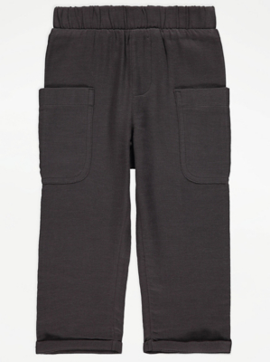 Charcoal Pocket Trousers Kids at ASDA
