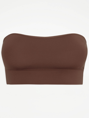 Deep Nude Bandeau Bra Women at ASDA