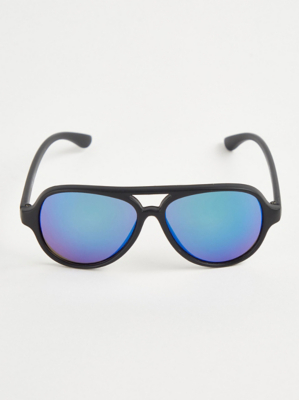 Black Retro Sunglasses Kids at ASDA
