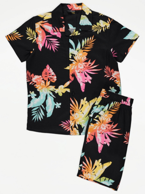 asda mens hawaiian shirts