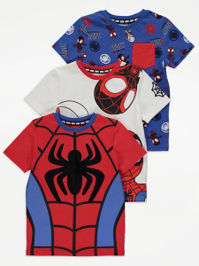 Marvel Spidey and Friends Graphic Print T-Shirts 3 Pack