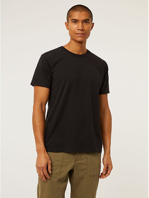 Black Plain T-Shirt Men | George ASDA