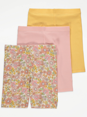 Cycling Shorts 3 Pack Kids at ASDA