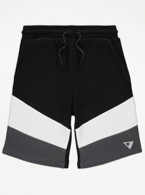 Black Colour Block Shorts Sale Offers George at ASDA