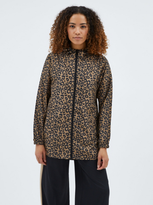 Brown Leopard Print Rain Mac Women at ASDA
