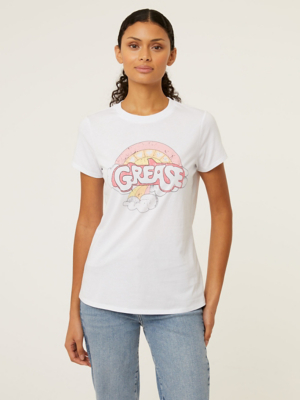 Grease White Movie TShirt Women at ASDA