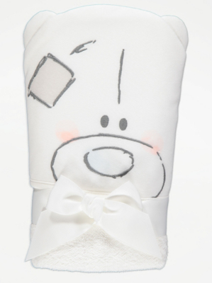 Tatty Teddy Cream Hooded Towel Baby at ASDA