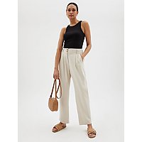 Neutral Pleated City Trousers | Women | George at ASDA