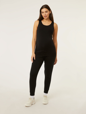 Maternity Black Basic Joggers Women at ASDA