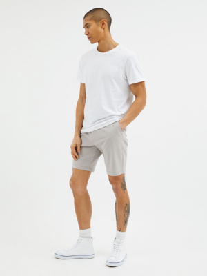 Grey Chino Shorts Men at ASDA