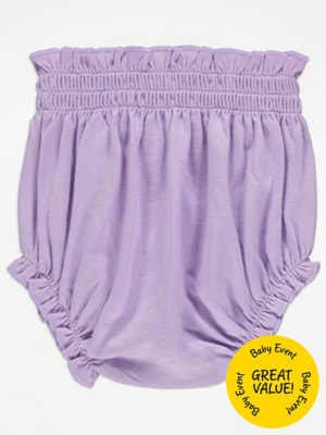 Lilac Frilly Bloomers Baby at ASDA