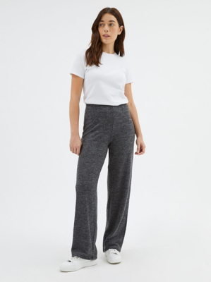 Charcoal Soft Touch Wide Leg Trousers | Women | George At ASDA