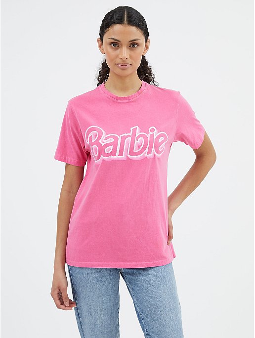 resterend Diversen Verslijten Barbie Pink Graphic Print T-Shirt | Women | George at ASDA