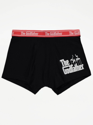 The Godfather Black Boxer Trunks Men at ASDA