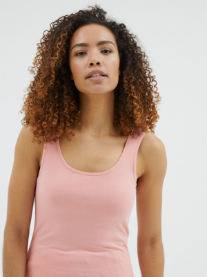 Light Pink Basic Fitted Vest | Women | George at ASDA