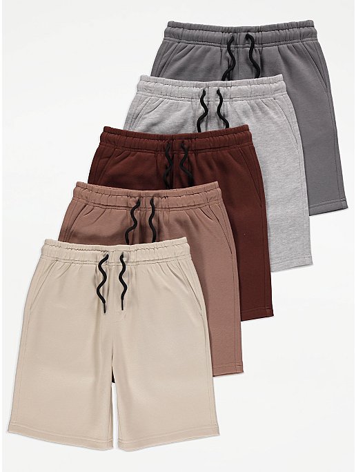 Plain Shorts 5 Pack | Kids | George at ASDA