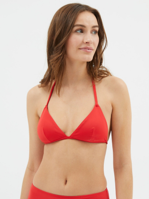 Red Triangle Bikini Top Women at ASDA