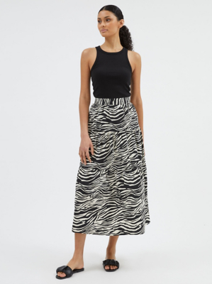 black-zebra-print-poplin-maxi-skirt-women-george-at-asda