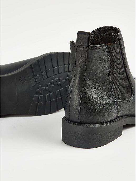 afsked Tegn et billede Forældet Black Chelsea Boots | Women | George at ASDA